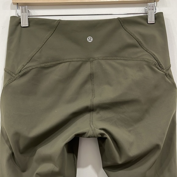 Lululemon Train Times 7/8 Pant 25”Dark Olive Size 10 - Picture 14 of 16